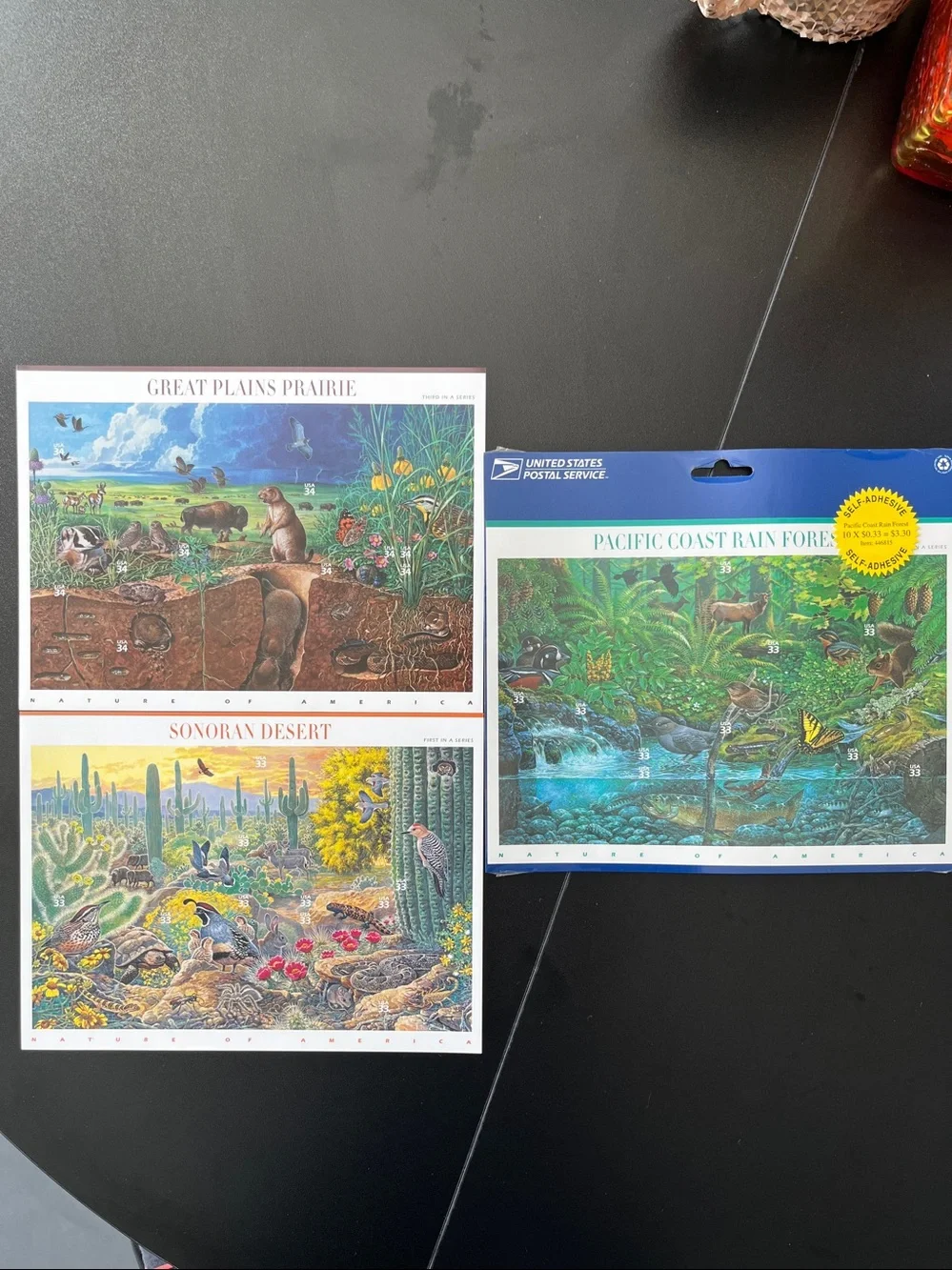 Nature of America Series USPS Postage Stamps Sheets #1-3 Bundle, New.